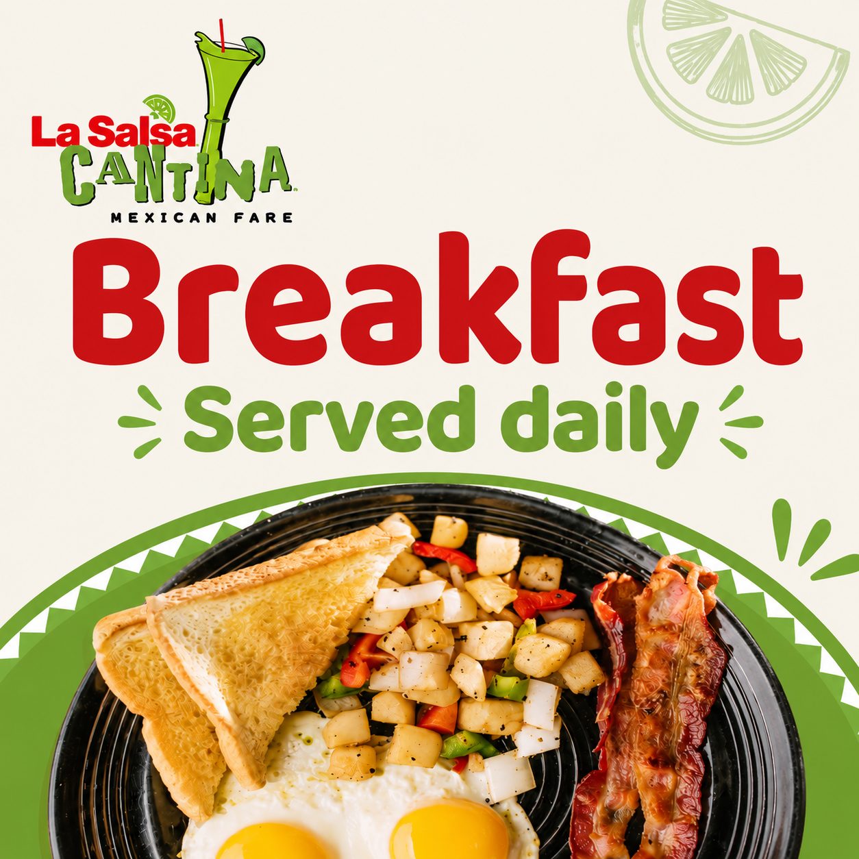 breakfast served daily breakfast served daily